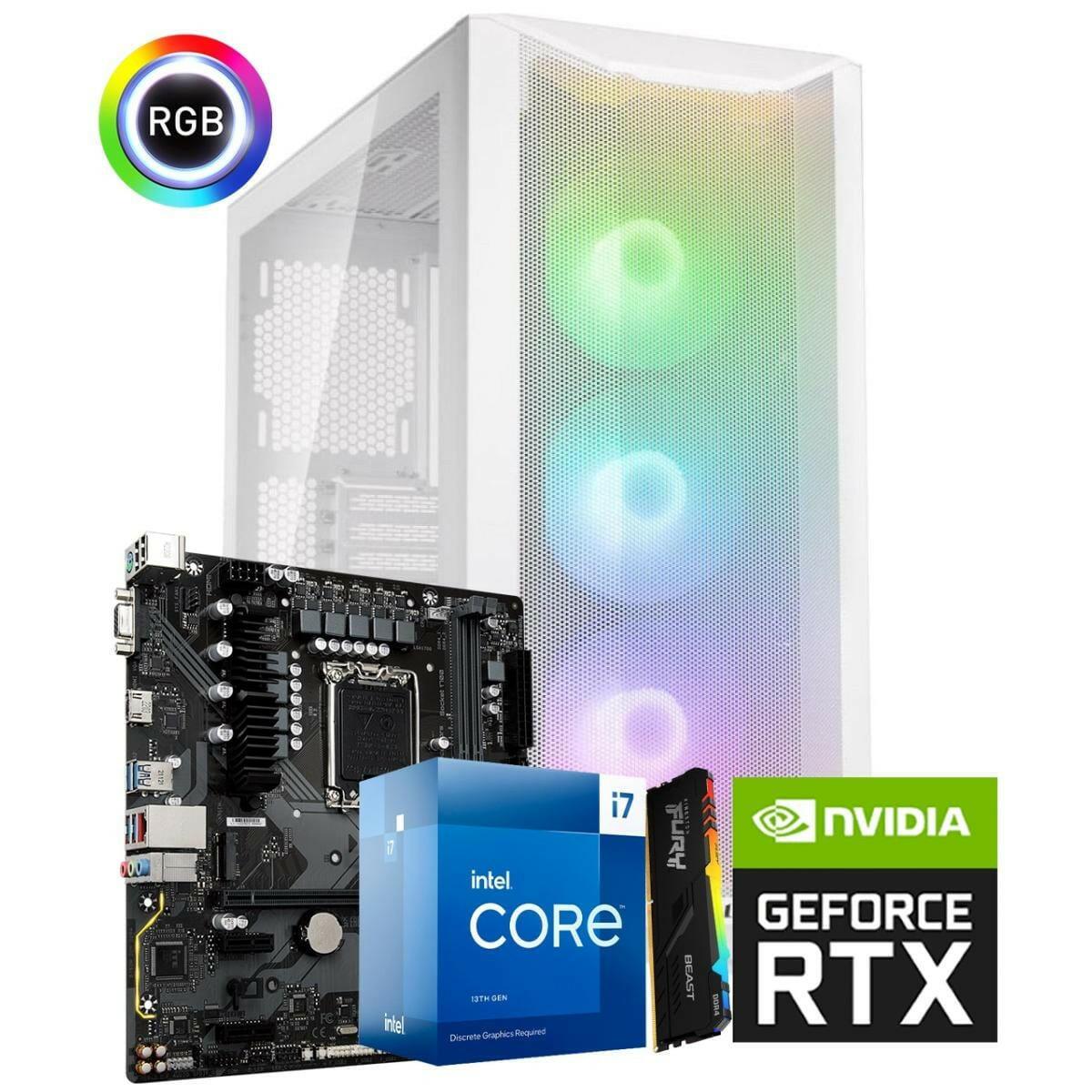 Best Buy For Online Shopping Desktop Computers INTEL CORE i7 13700F // RTX 4060 Ti 8GB // 16GB RAM DDR4 - PC Build