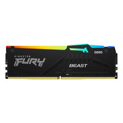 HYPERX RAM KingSton Fury Beast RGB Single 8GB DDR5 5600MT/s-CL40 Desktop Memory