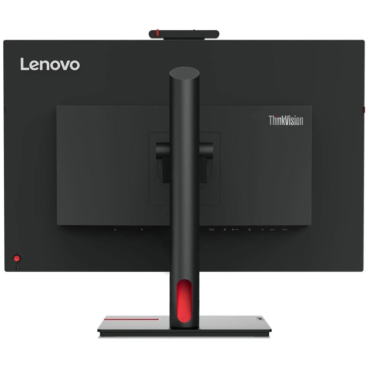 LENOVO Computer Monitors Lenovo ThinkVision T24mv-30 24" IPS Full HD 75Hz Conferencing Monitor Adjustable Stand Built In 5MP IR+RGB Webcam & Speakers & Mic w/ HDMI 2.1, DP, USB C & USB Hub
