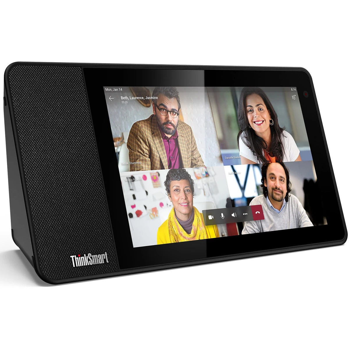 Lenovo ThinkSmart View Wifi 8" HD Smart Touch Screen Video Conference Equipment Integrated Audio & Smart Camera (For ZOOM Only) - Black