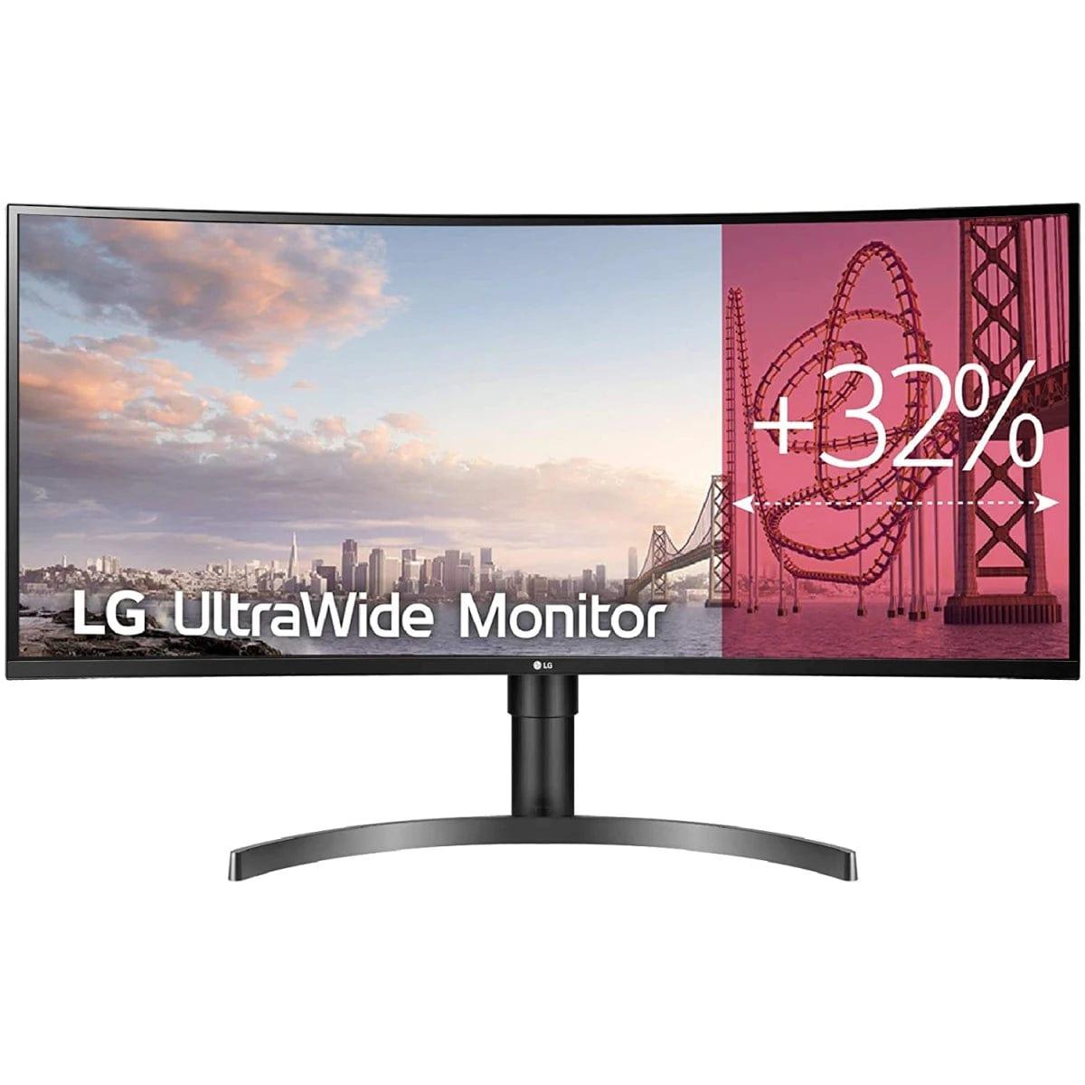 LG Computer Monitors LG 35WN75C-B 35" Ultra Wide 4K HDR10 USB C 100Hz FreeSync