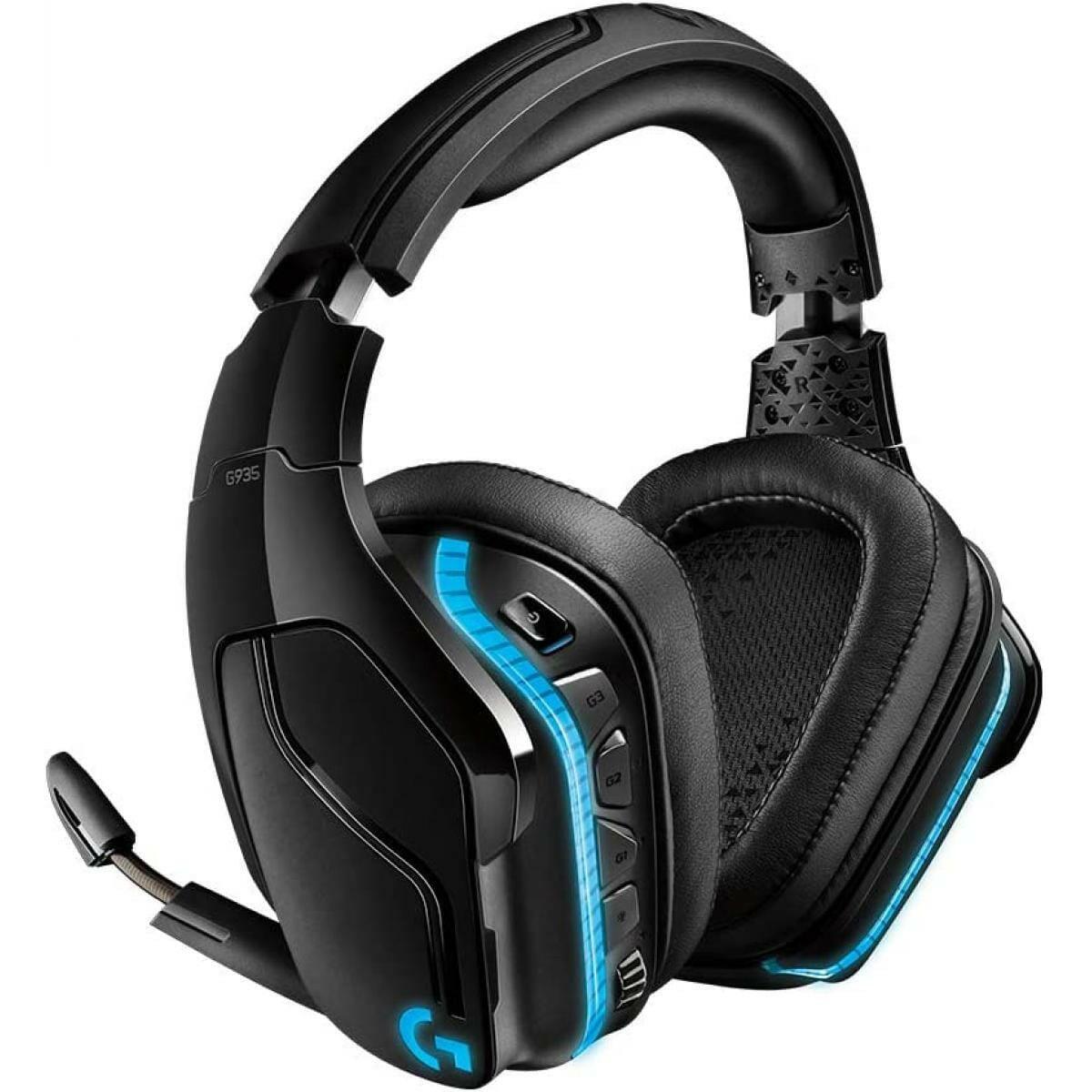 LOGITECH GAMING HEADSET Logitech G935 Wireless DTS:X 7.1 Surround Sound LIGHTSYNC RGB PC