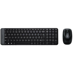 LOGITECH OFFICE KEYBOARD Logitech MK220 Compact 2.4GHz Wireless Black Keyboard & Mouse Combo (عربي)