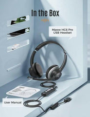 Mpow headphone Mpow: HC6 Pro USB Business Wired Headset  with Microphones