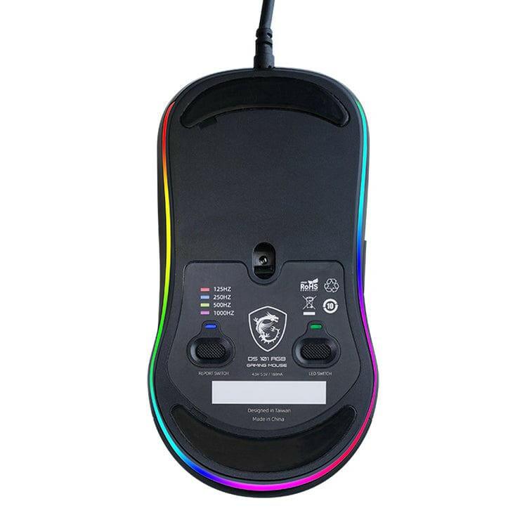 MSI GAMING MOUSE MSI DS102 RGB Gaming Mouse, Wired, 10000DPI