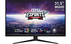 MSI Computer Monitors MSI G321Q 32" 2K HDR Ready IPS 170Hz 1ms Nvidia G-Sync Wide Color Gamut Perfectly support 120Hz For PS5 & Xbox S,X