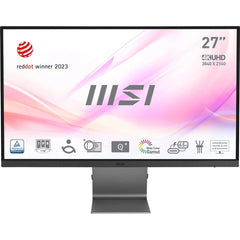 MSI Computer Monitors MSI Modern MD271UL 27" IPS 4K Sleek & Ultra-Slim 10bit 139% SRGB EyesErgo & Eye-Q Technology HDMI, DP Port, USB C