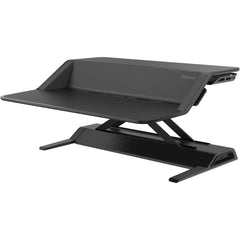 Fellowes Lotus Sit-Stand Workstation Desk Adjustable Pre-Assembled - Black