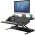 Fellowes Lotus Sit-Stand Workstation Desk Adjustable Pre-Assembled - Black