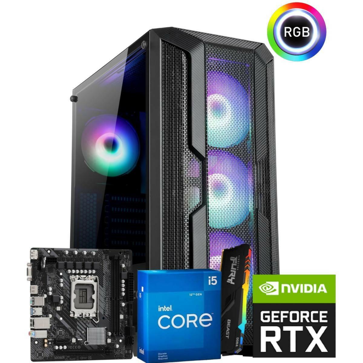 PC Build Gaming PCs INTEL CORE i5 12400F // RTX 3050 8GB // 16GB RAM DDR4 - Gaming PC