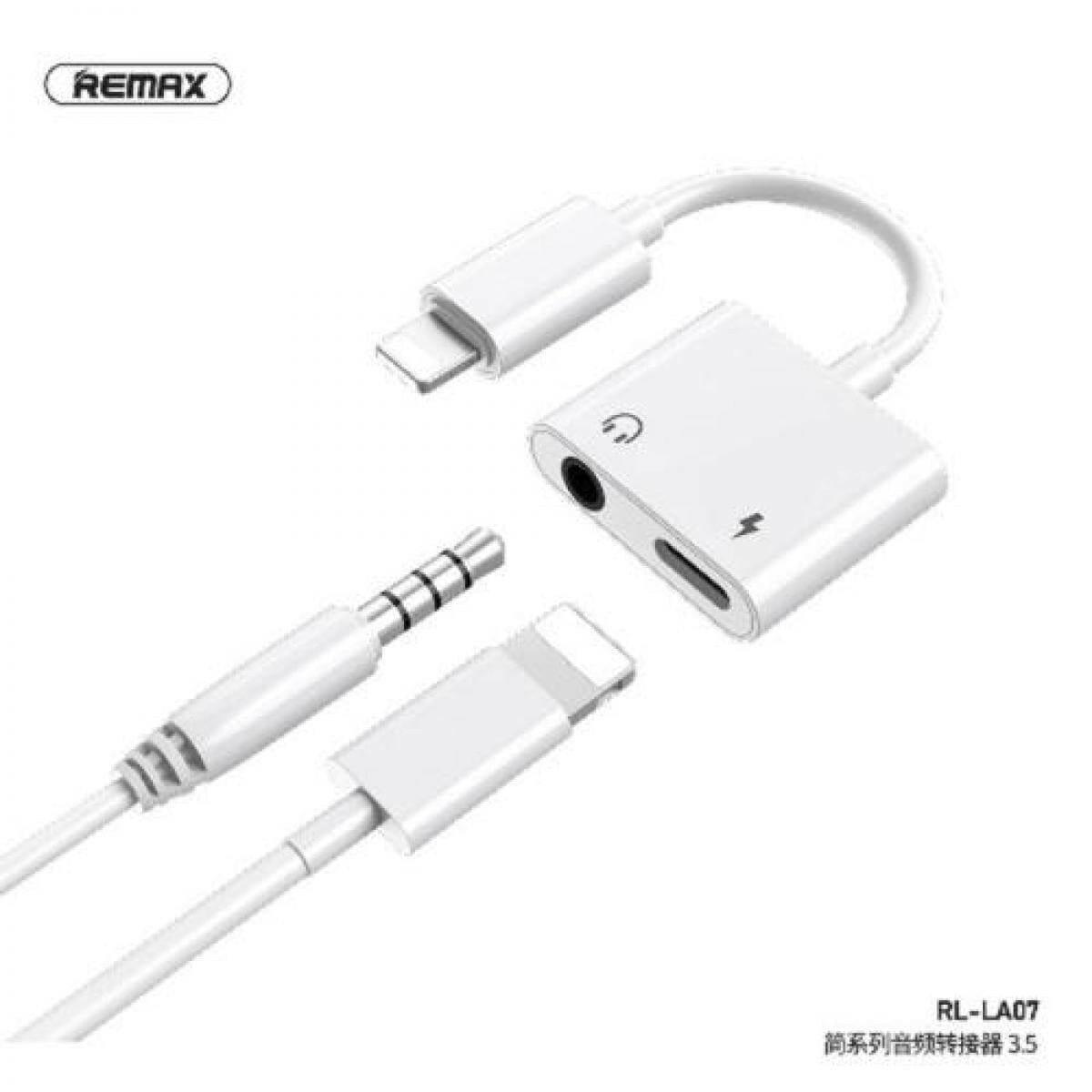 REMAX Convertor Remax RM-RL-LA07 Lightning Port+3.5mm Audio Adapter Converter