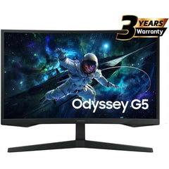 SAMSUNG Computer Monitors Samsung Odyssey G5 (CG55) 32" Gaming Monitor VA, 2K QHD (2560 x 1440), 165Hz, 1Ms, HDR10, 1000R Curved, FreeSync Support