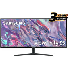 SAMSUNG Computer Monitors SAMSUNG ViewFinity S5 (C500) 34" UWQHD (3440 X 1440) Flat Business Monitor VA, 100Hz, 5MS, 10 Bit, 1.07B Colors, HDR10, FreeSync w/ Ultrathin Bezel Display