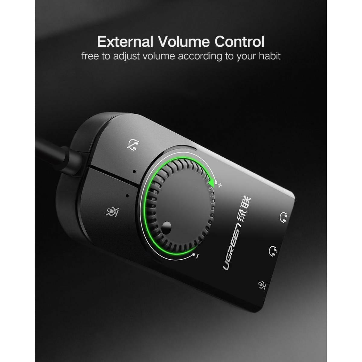 UGREEN Convertor Ugreen CM129 USB External Stereo Sound Adapter