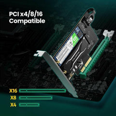 UGREEN PCIE CARDS Ugreen CM302 M.2 NVMe to PCI-E3.0 Express Card with M.2 Sata