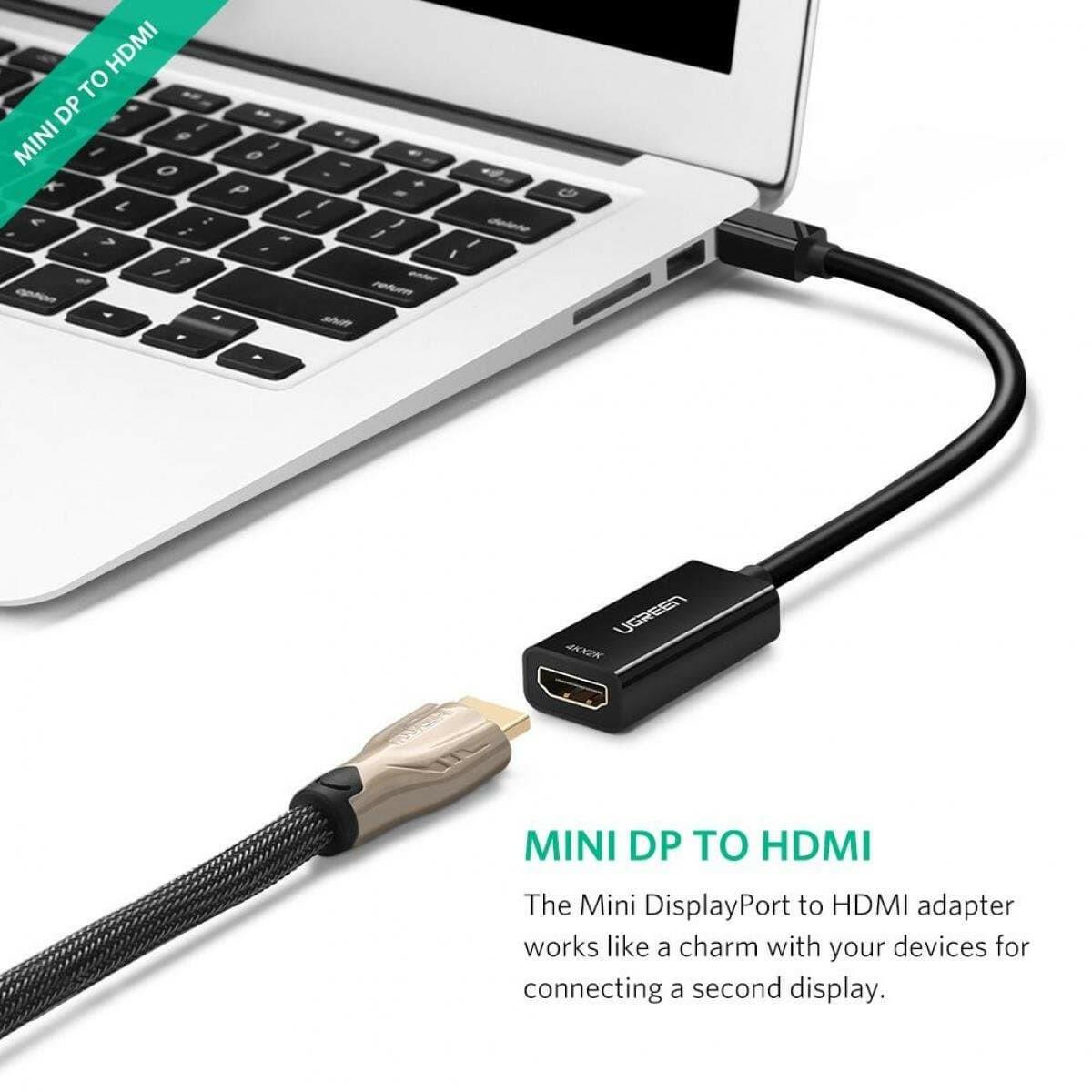 UGREEN Convertor Ugreen md112 4K Mini DP to HDMI Adapter